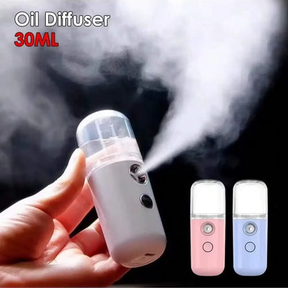 USB Mist Facial Sprayer Humidifier Rechargeable Nebulizer Face Steamer Moisturizing Beauty Instruments Face Skin Care Tools