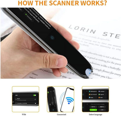 Multipurpose Translation Pen,Translation Scanning Pen,Language Translator Device,112 Language Translation Scanning Reading Pen with Wifi/Offline/Photo Suppor